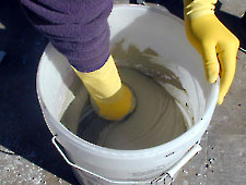 Mixing Bustar Expansive Grout